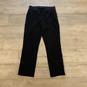 Pure Soft Drawstring Pull On Pants ~ Sz LG ~ Black ~ High Rise ~ 29.5" Inseam